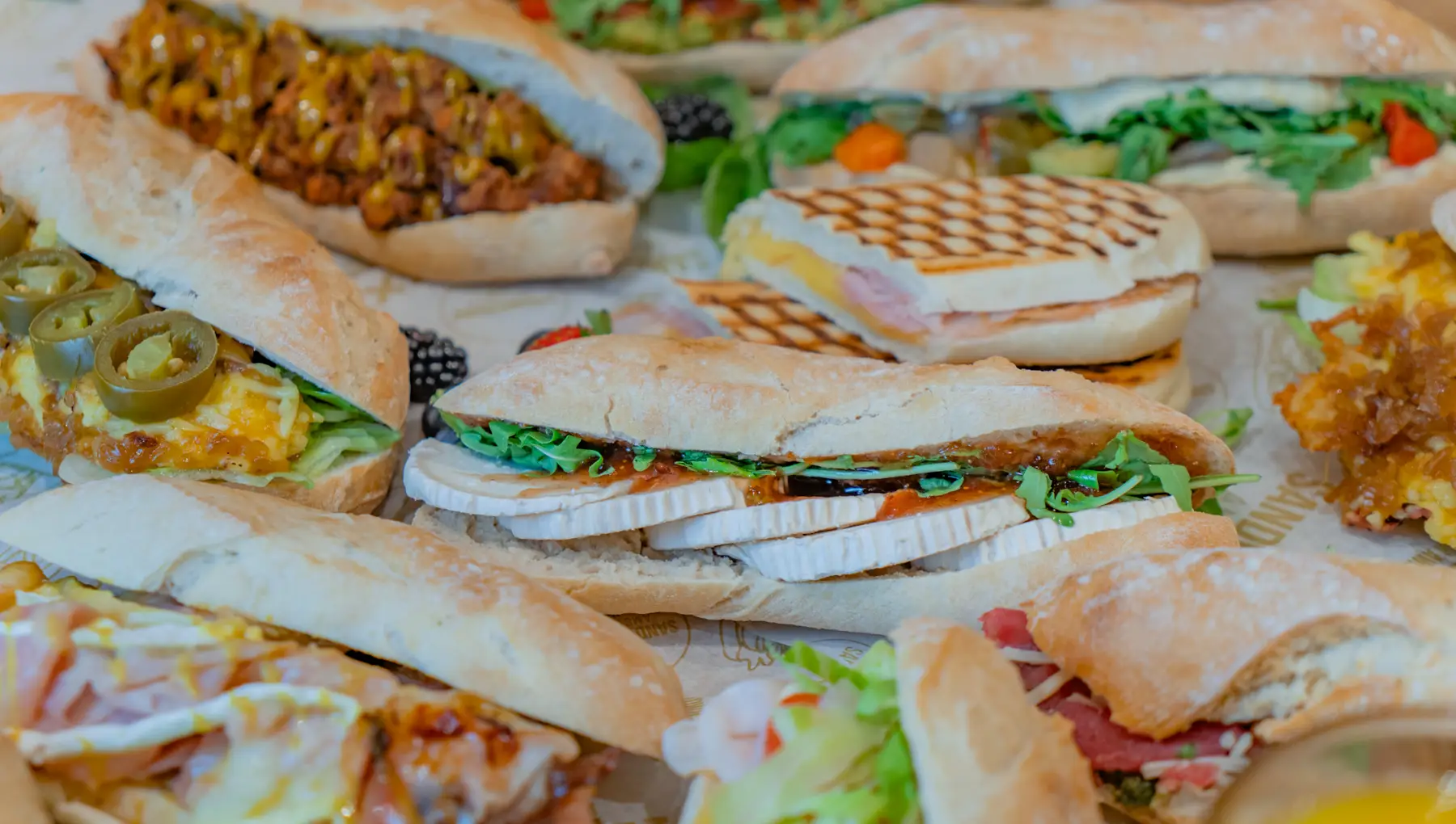 Sandwich goat cheese