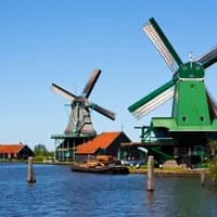 Mills at Zaanse Schans, Zaanstad.