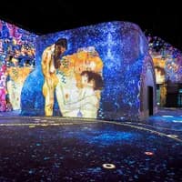 Fabrique des Lumières at Westerpark - Gustav Klimt exhibition.