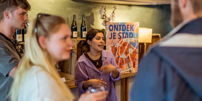 People getting a tasting tour at Willicroft Store.