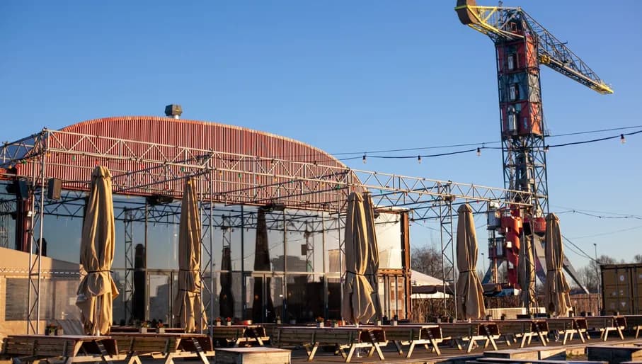 Pllek café-restaurant exterior