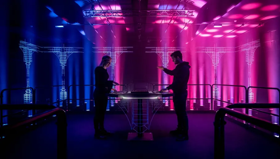 Amaze immersive audiovisual experience interior