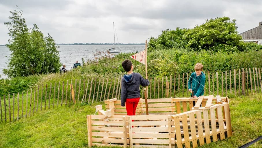 Proef Pampus bij Fort Pampus