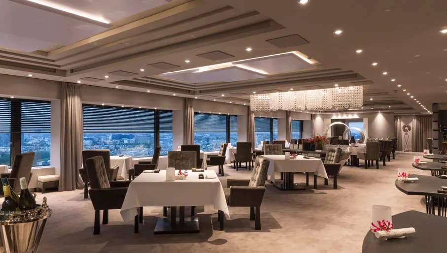 Ciel Bleu restaurant interior