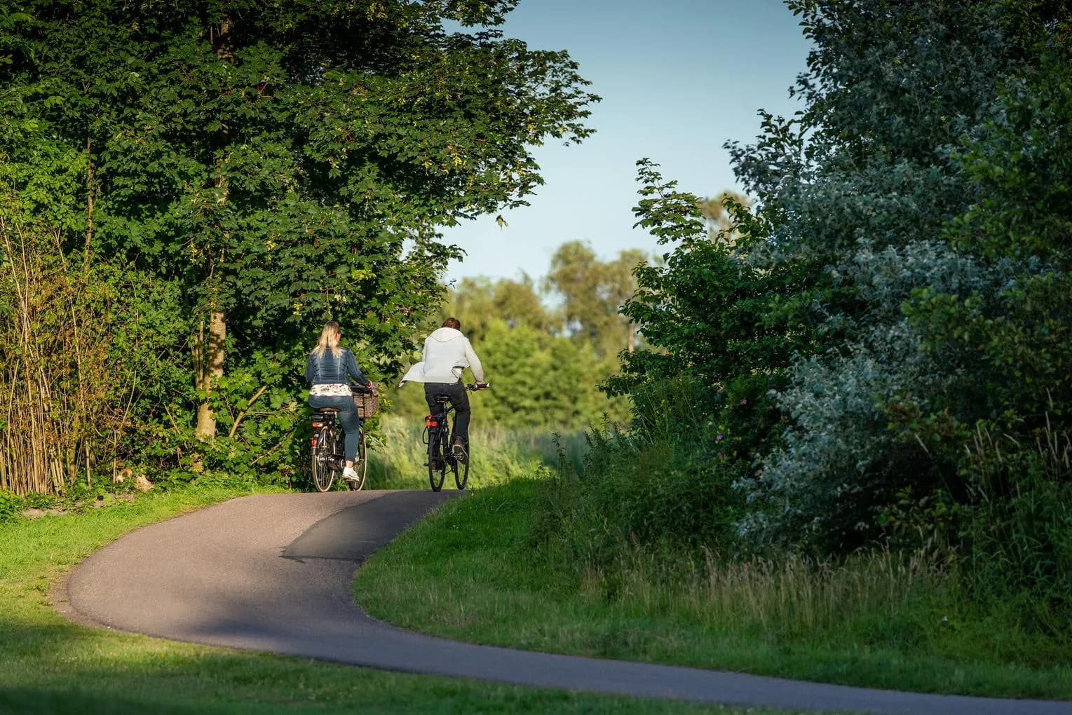 People cycling through 't Twiste.
