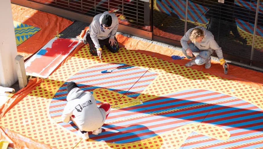 United Painting at OSCAM Open Space Contemporary Art Centre painting