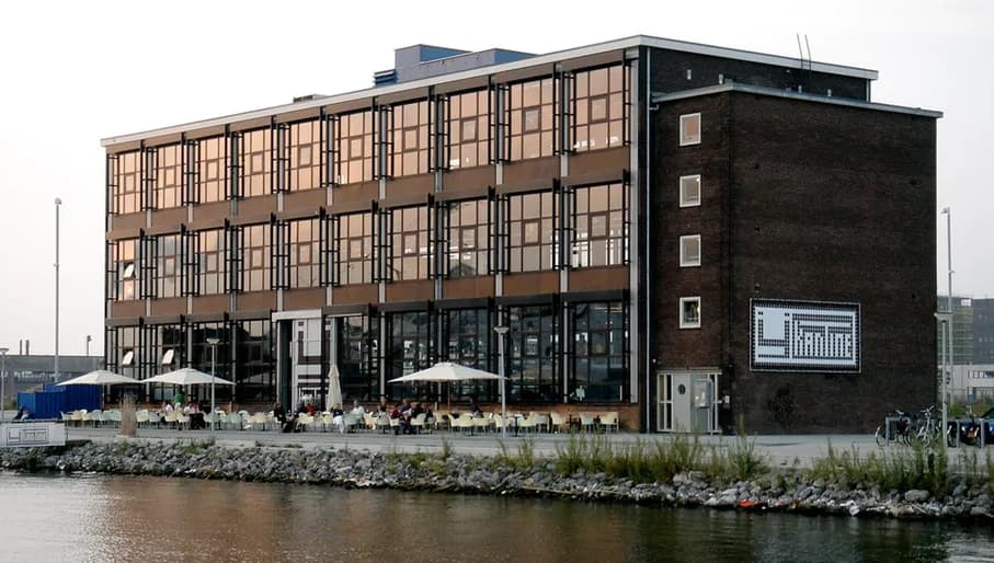 IJ kantine restaurant terrace at NDSM wharf