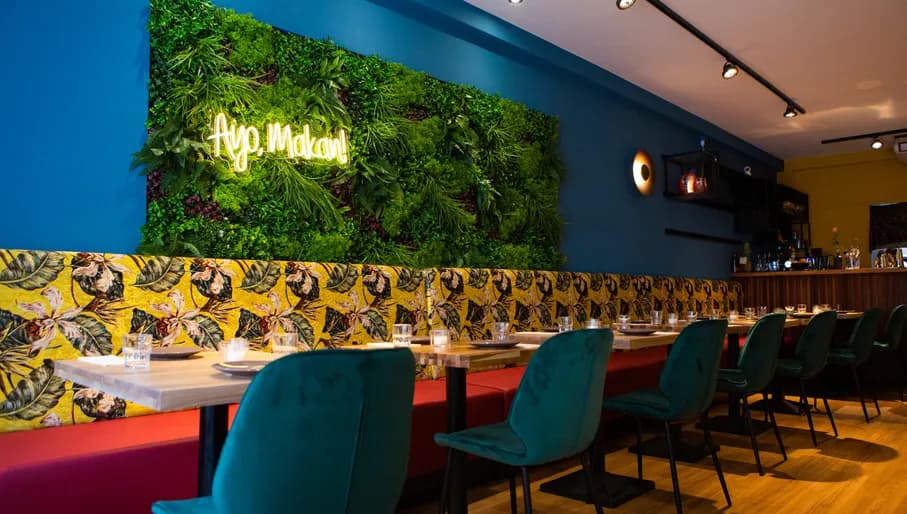 Interiors of Warna Baru Indonesian restaurant