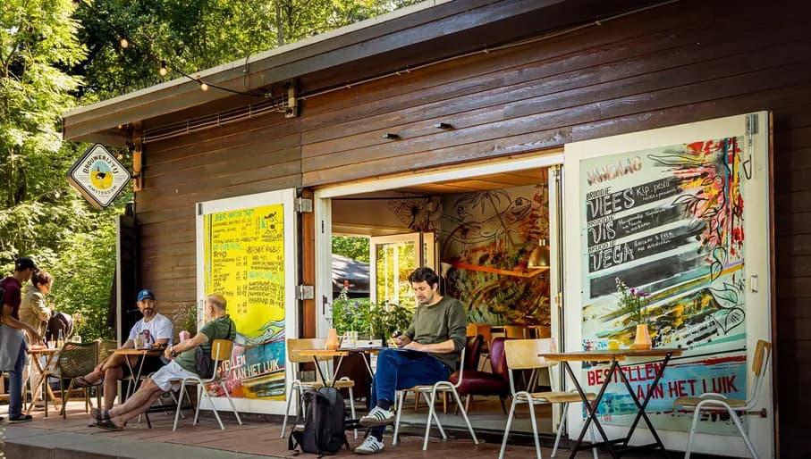 Terrasmus Erasmus park cafe terrace