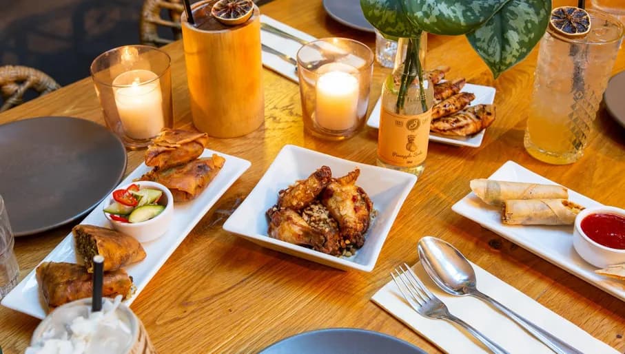 AMOI Asian restaurant, food