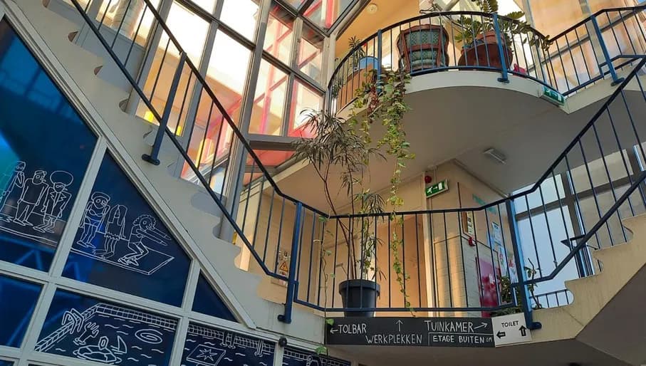 Interior of Cinetol on Tolstraat in De Pijp