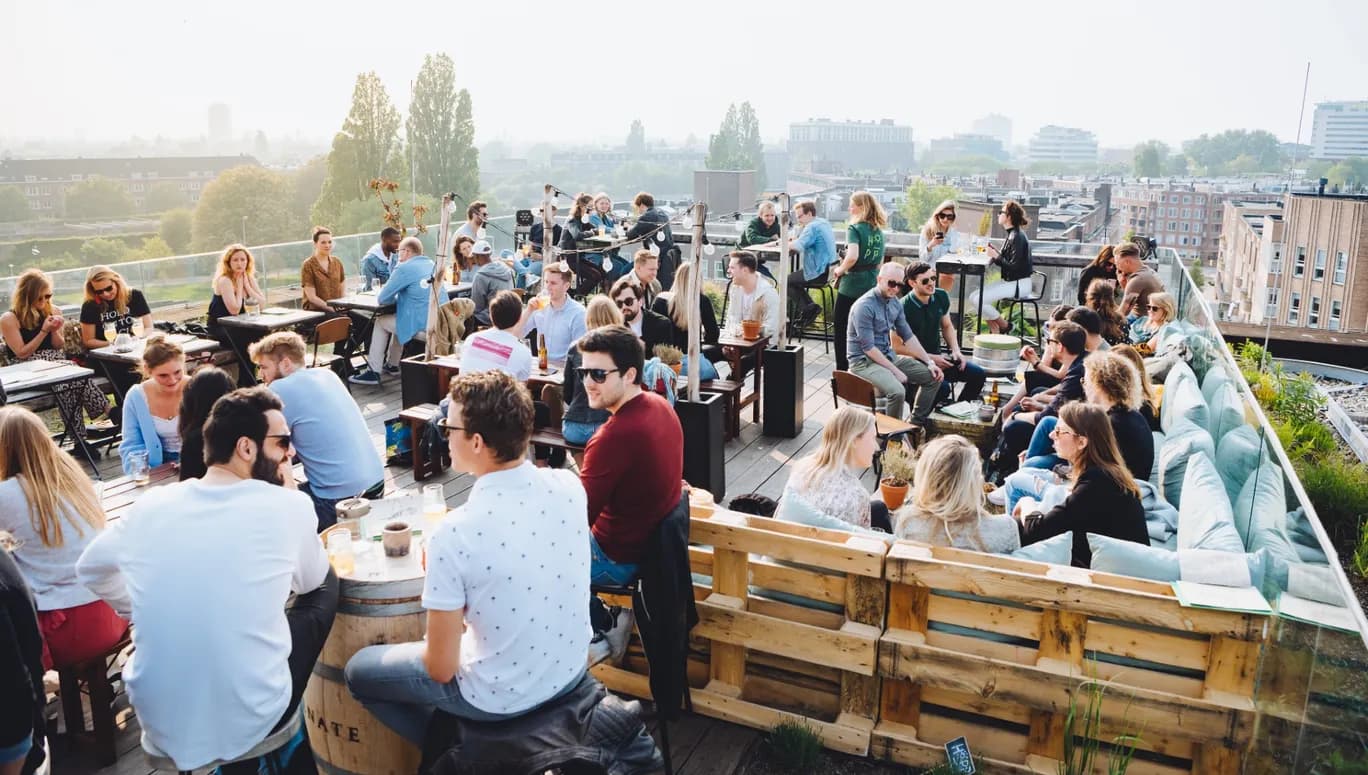 GAPP rooftop terrace with people