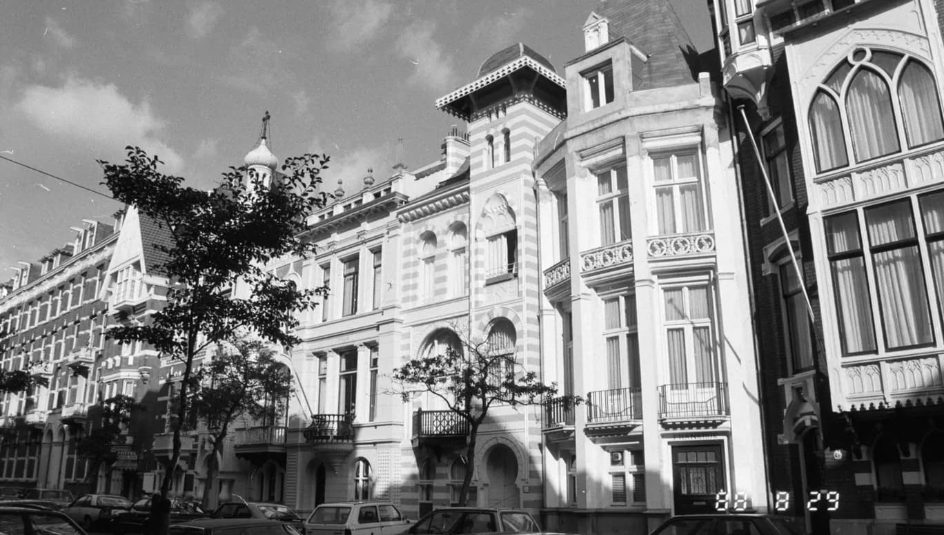 Zevenlandenhuis seven countries house architecture archive photo