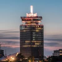 A'DAM Toren at sunset