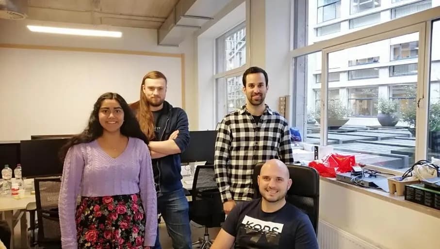 Team in the Amsterdam office