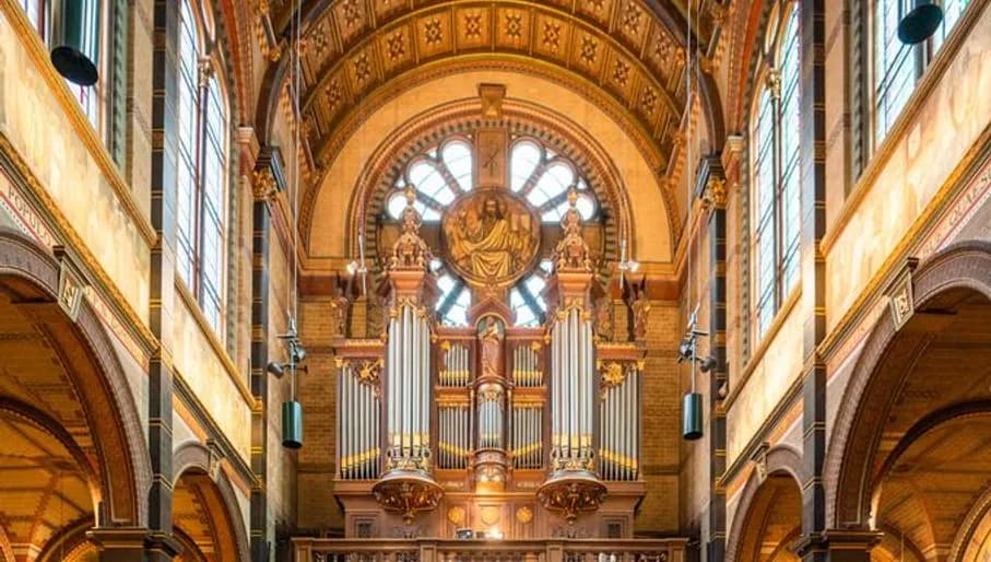 The Basilica of Saint Nicholas is a Roman Catholic basilica in IJsselstein. This three-aisled hall church was built between 1885 and 1887 in neo-Gothic style to a design by Alfred Tepe.