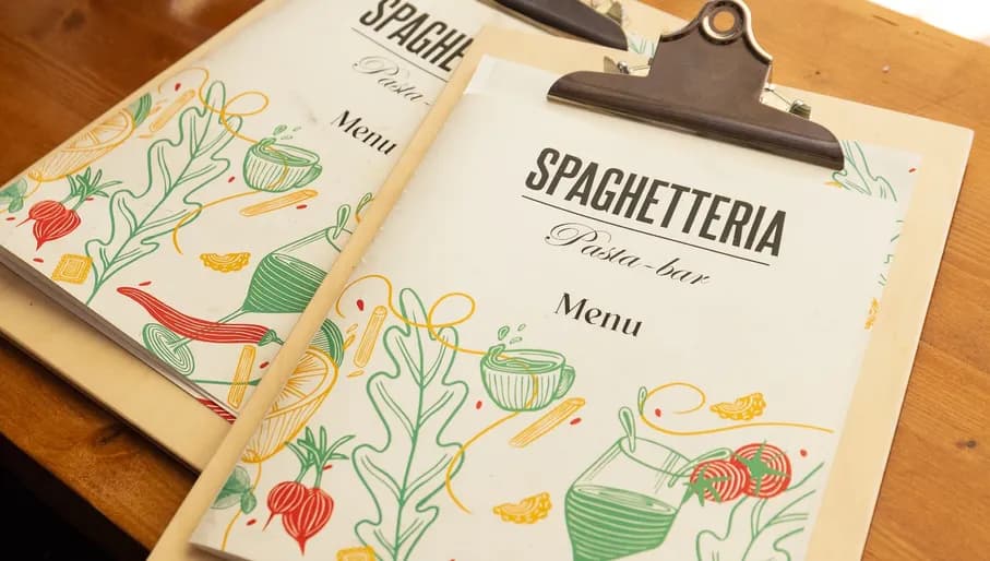 Spaghetteria Caffè menus