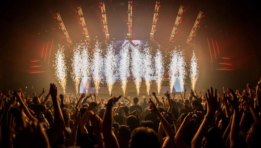 Amsterdam Dance Event ADE 2015 Fireworks